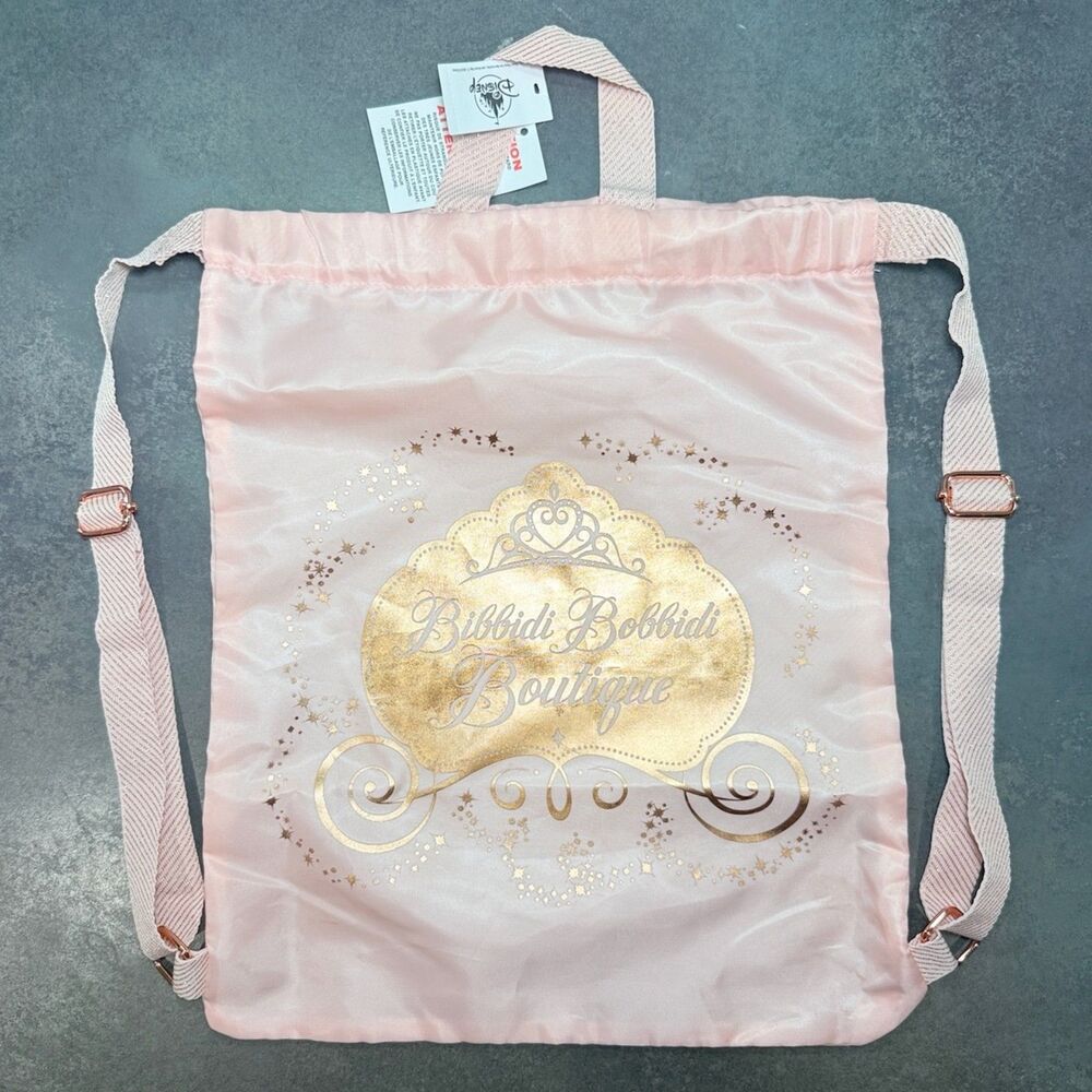 Disney Parks Bibbidi Bobbidi Boutique Pink Cinderella Carriage Backpack
